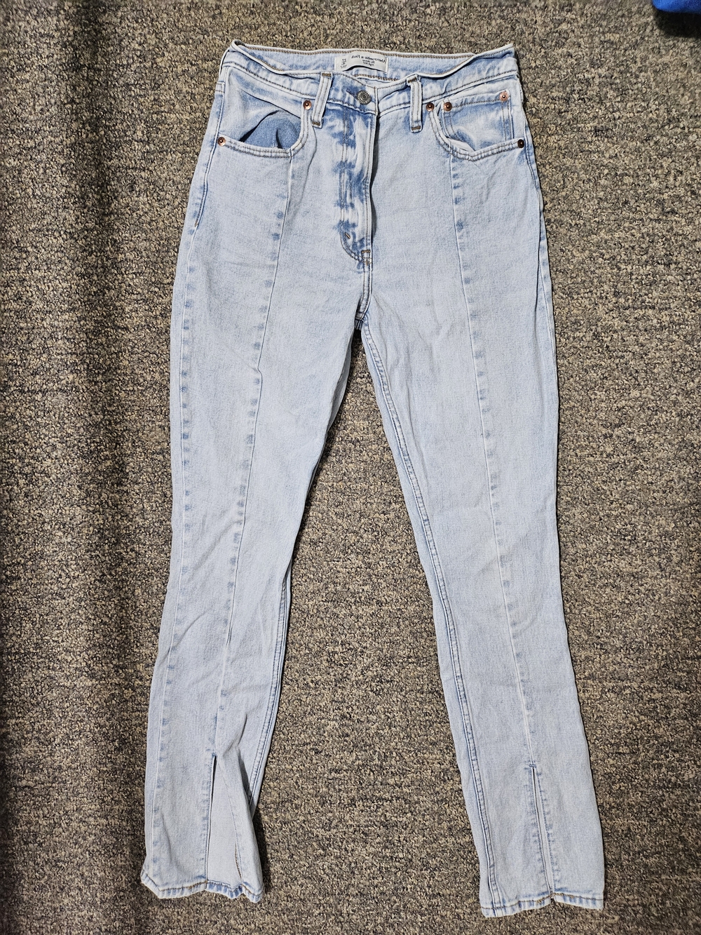Abercrombie & Fitch Light Blue Skinny High-Rise Jeans